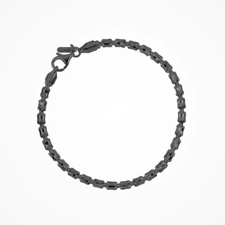 Bracciale Barrel Crystal 3 Nero