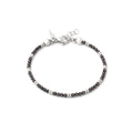 Bracciale Beat Giovanni Raspini in Argento 925 e Spinello Nero - M 20 cm - BRACCIALE
