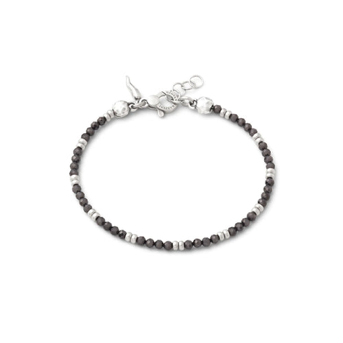 Bracciale Beat Giovanni Raspini in Argento 925 e Spinello Nero - M 20 cm - BRACCIALE