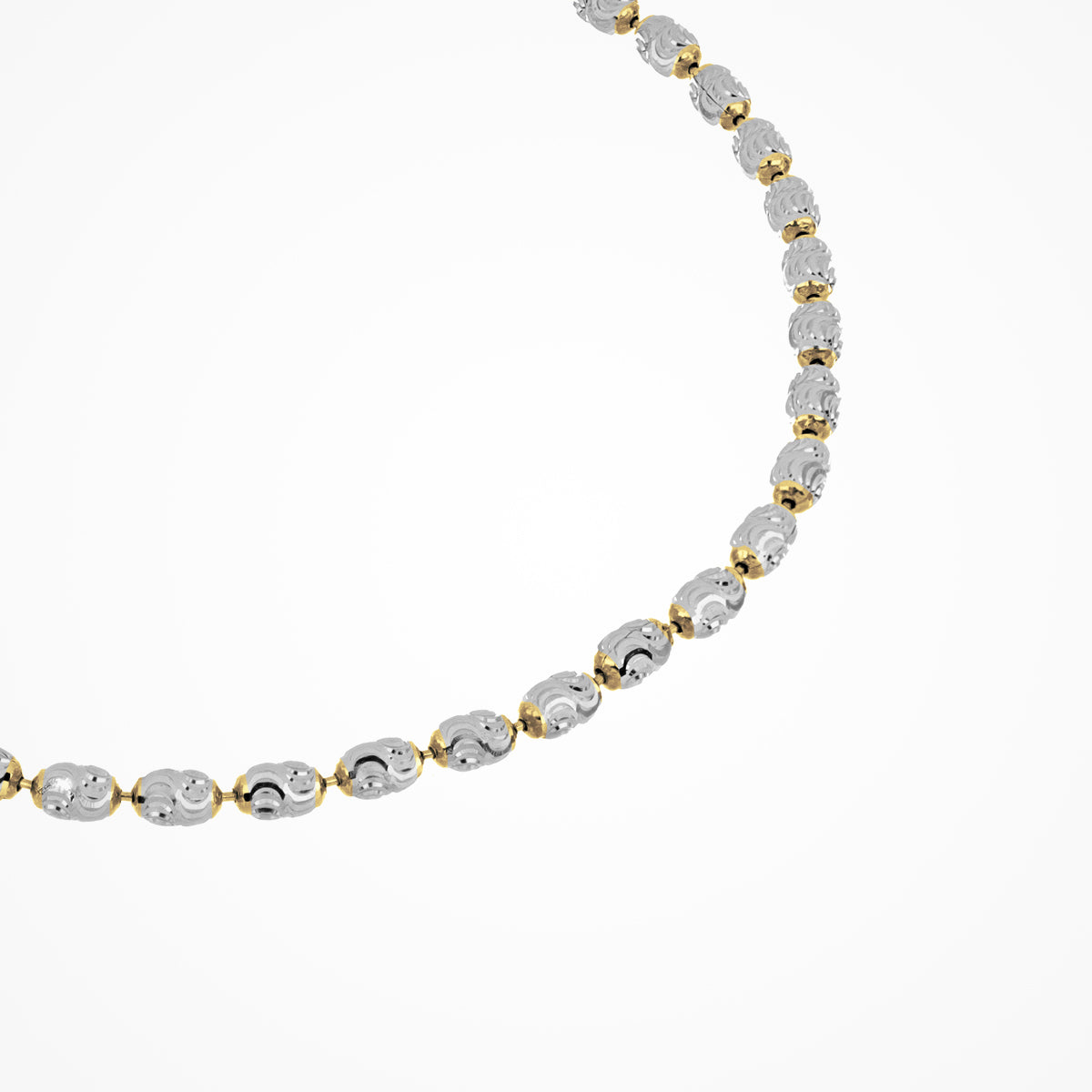 Bracciale Bicolor Rice GW Giallo e Bianco - BRACCIALE