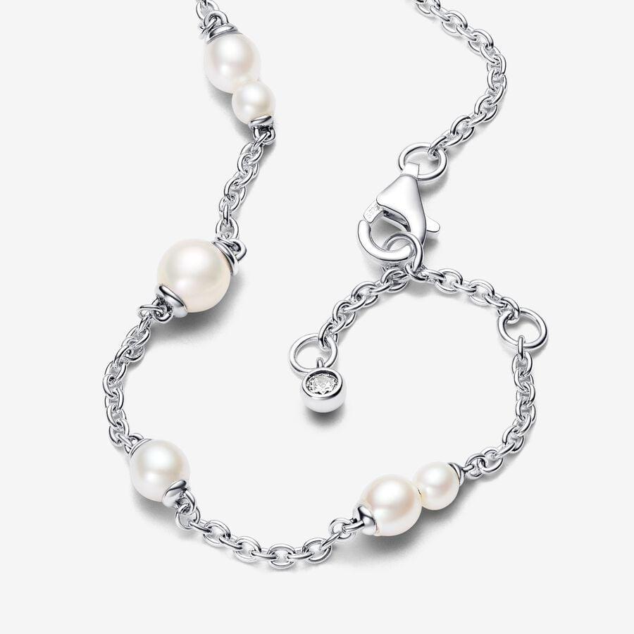 Bracciale Catena Con Perle d’Acqua Dolce Coltivate