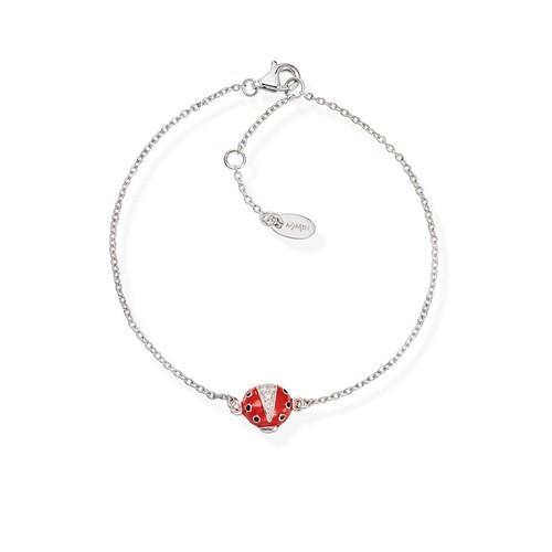 Bracciale Coccinella Smalto e Zirconi