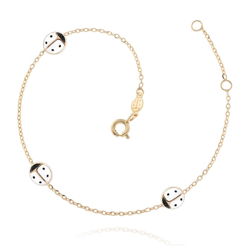 Bracciale Coccinelle bianche
