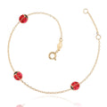 Bracciale Coccinelle rosse