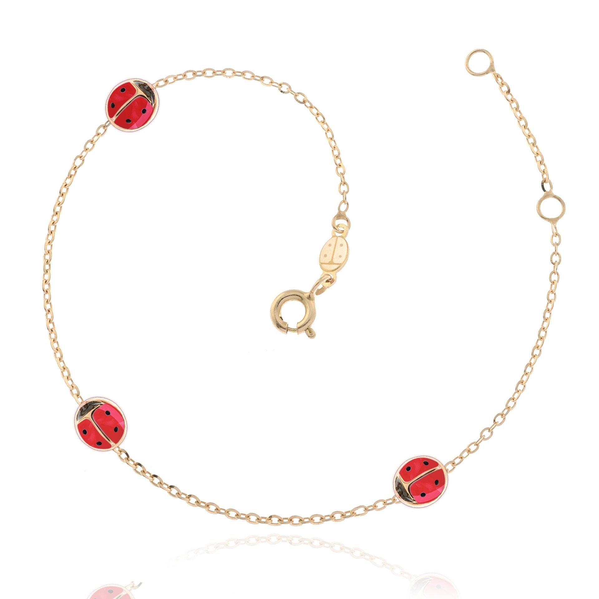Bracciale Coccinelle rosse