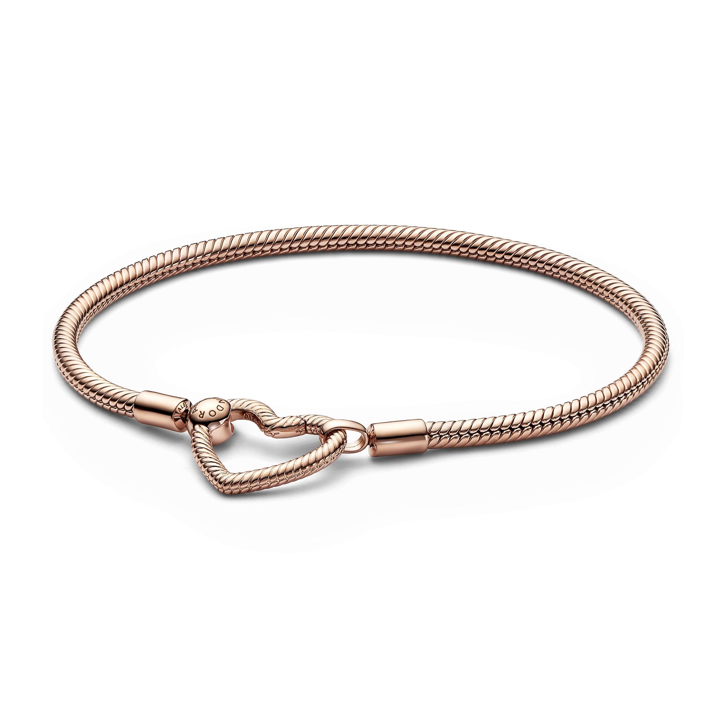 Bracciale con Chiusura a Cuore Componibile 23 cm