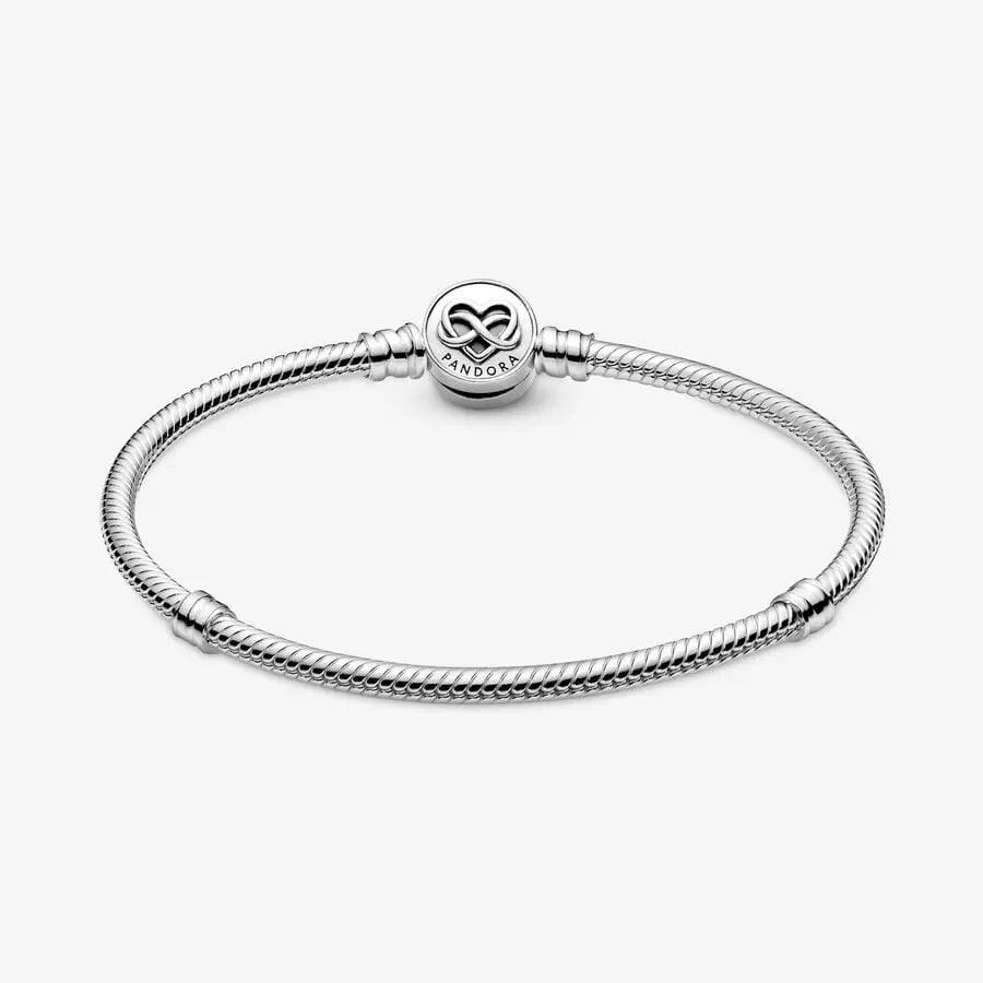 Bracciale con Chiusura a Cuore Infinito
