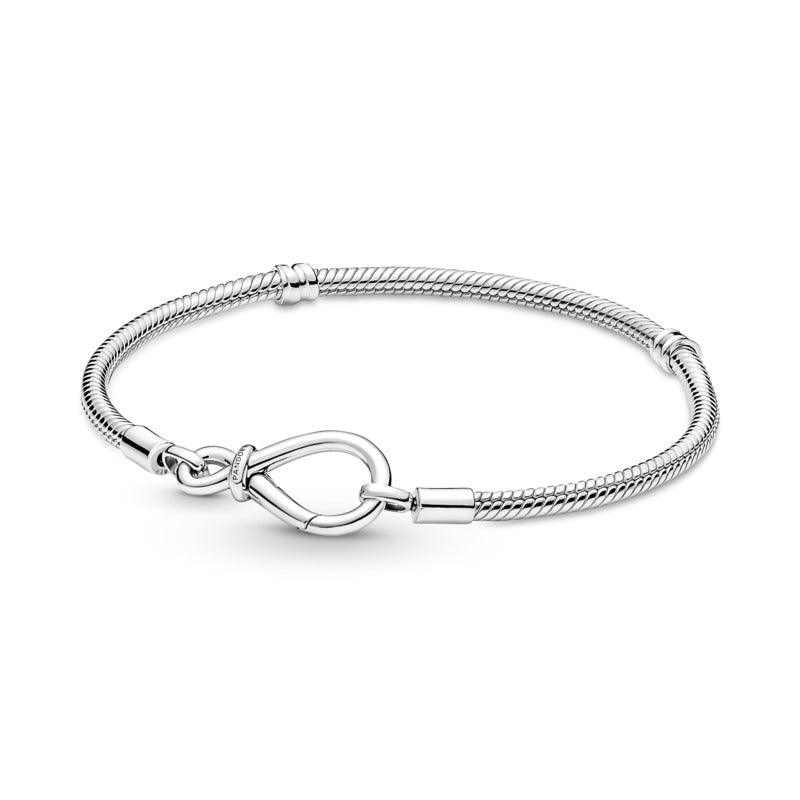 Bracciale con Chiusura a Nodo Infinito 23 cm