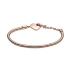 Bracciale con Chiusura a T e Cuore