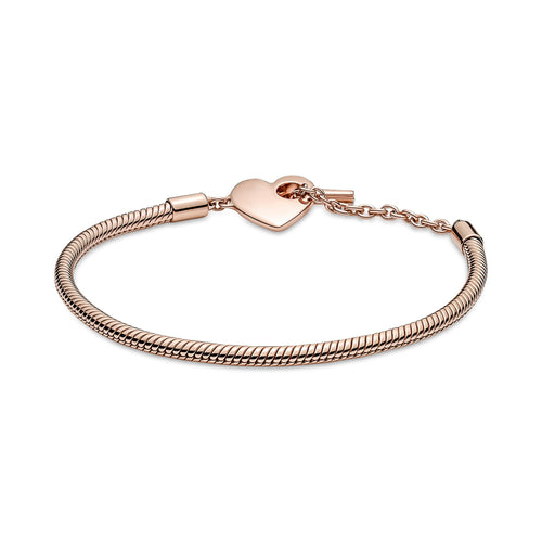 Bracciale con Chiusura a T e Cuore