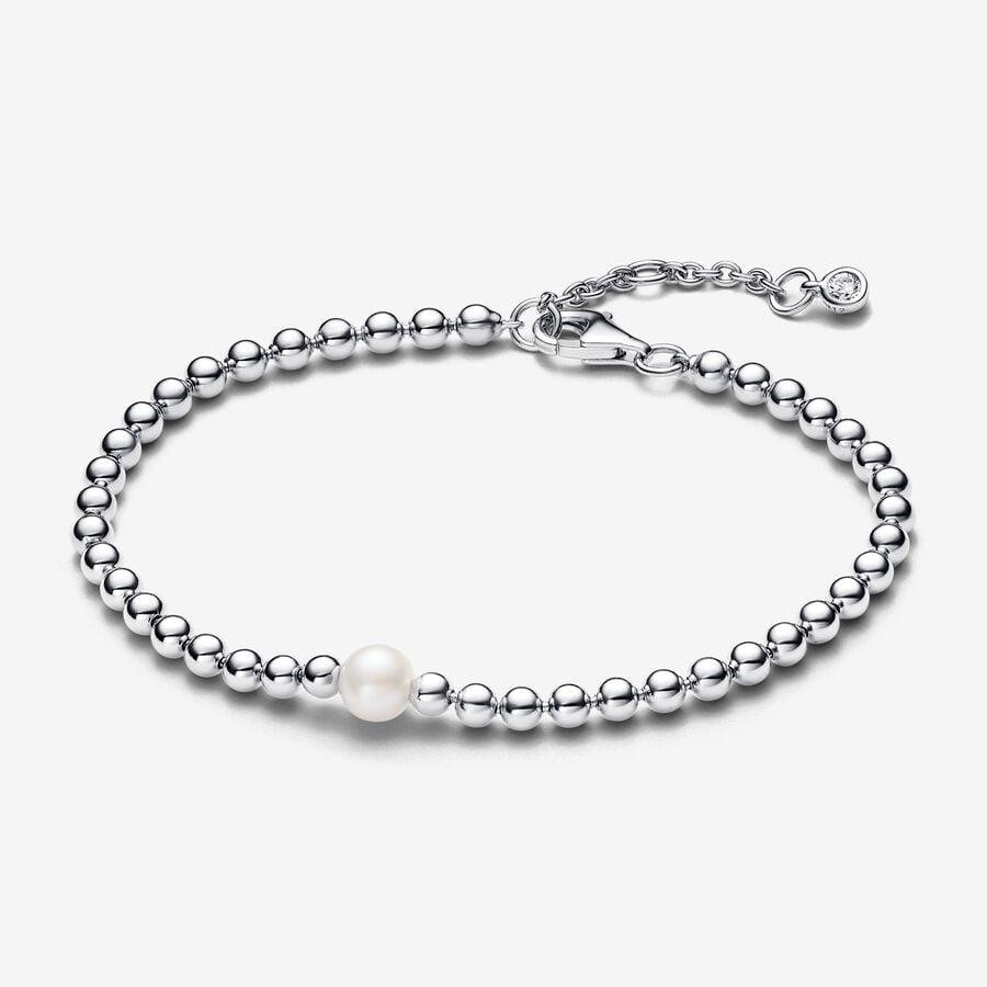 Bracciale con Perla d’Acqua Dolce Coltivata e Sfere 20