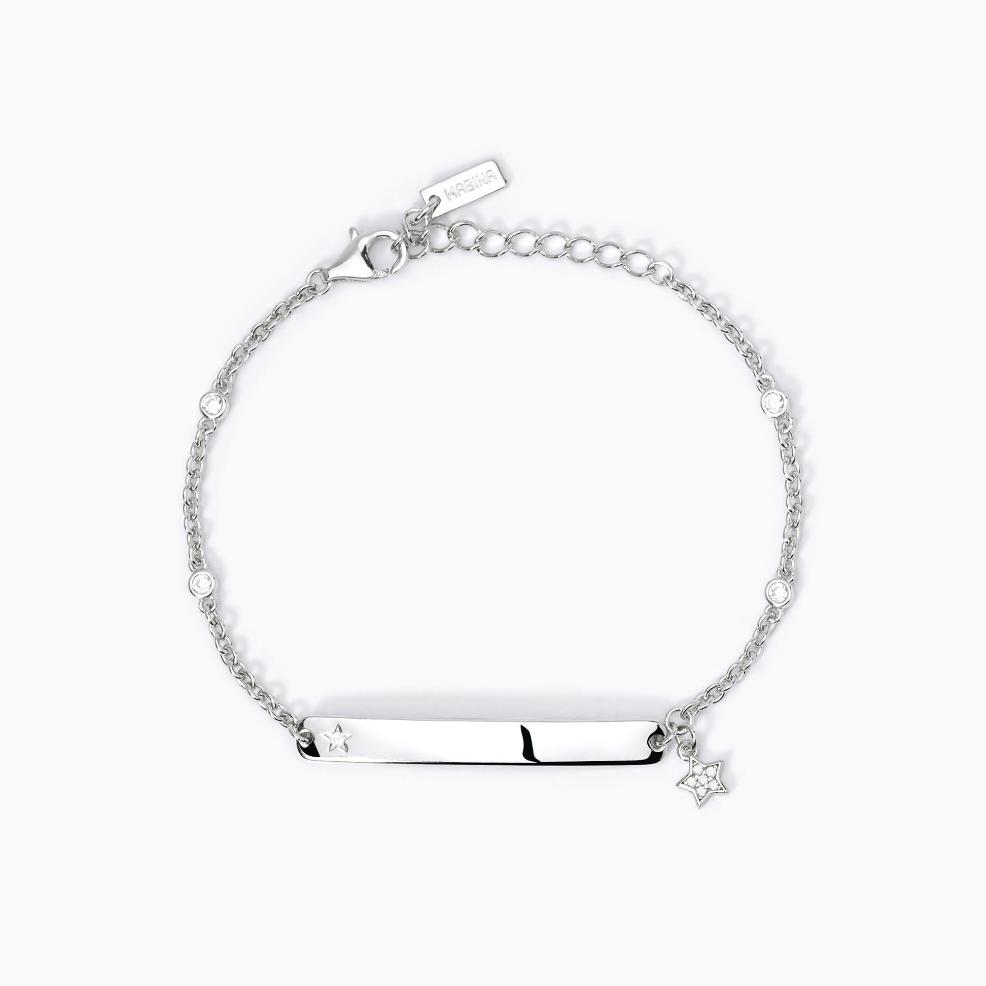 Bracciale con Targhetta in Argento SOLO TUO
