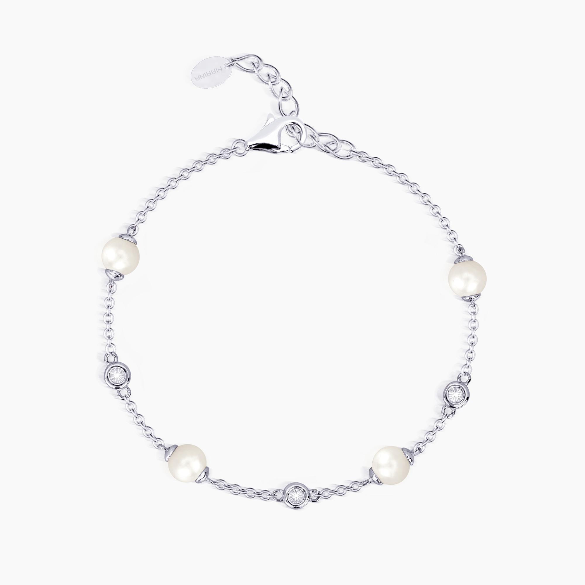 Bracciale DUCHESSA con Perle e Zirconi