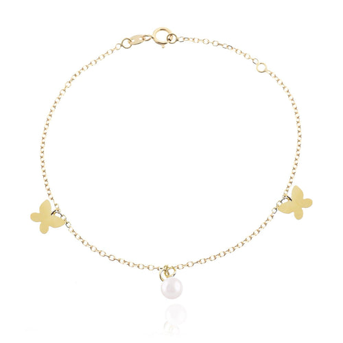 Bracciale Farfalla e Perla