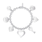 Bracciale in acciaio, LOVE