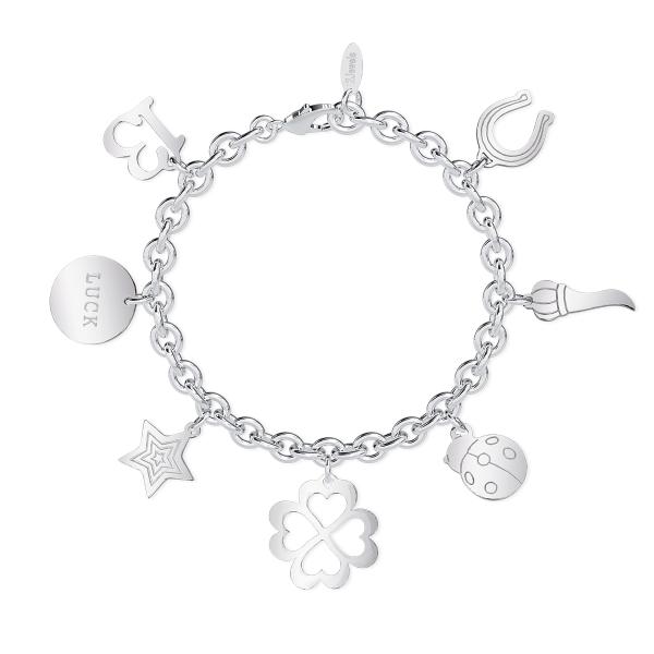Bracciale in acciaio, LUCKY LIFE