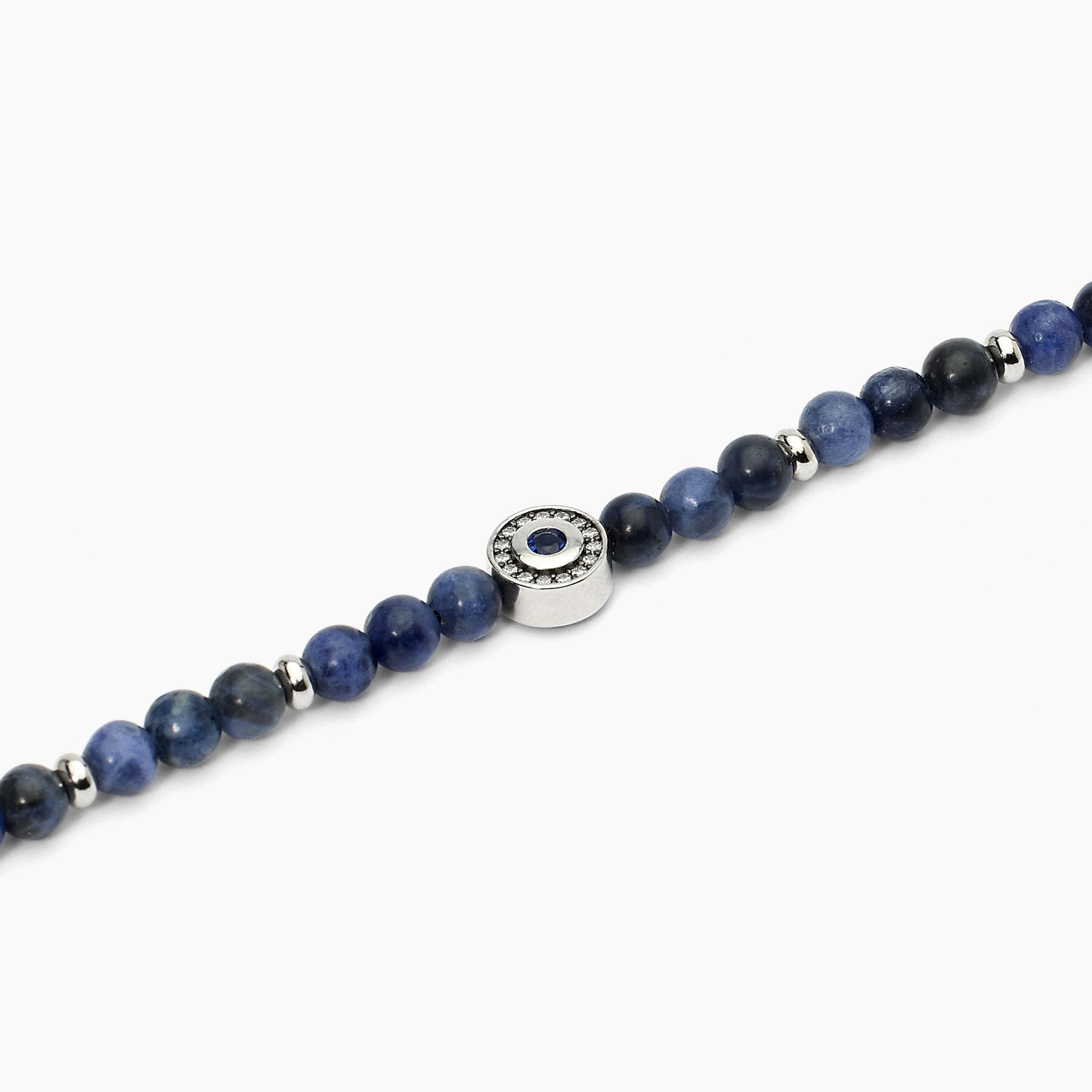 Bracciale in Argento con Sodalite