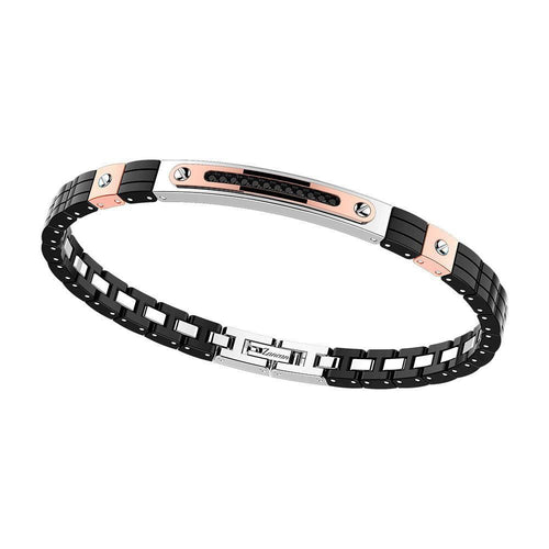 Bracciale in ceramica e acciaio