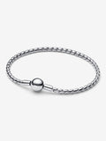 Bracciale Maglia Spiga con Chiusura a Sfera Argento Sterling 925 - 16 - BRACCIALE