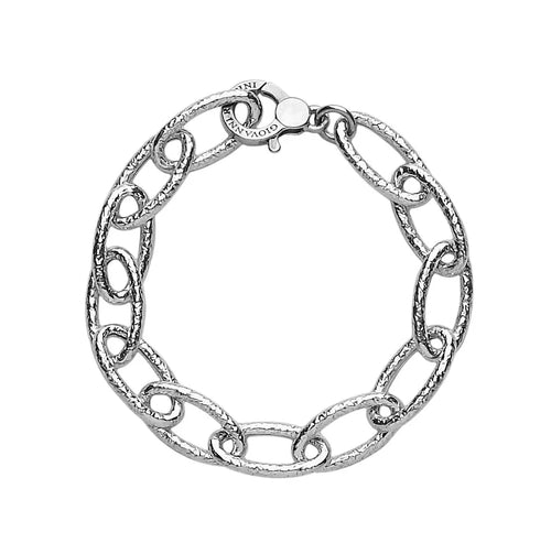 Bracciale Martellato Ovale - BRACCIALE