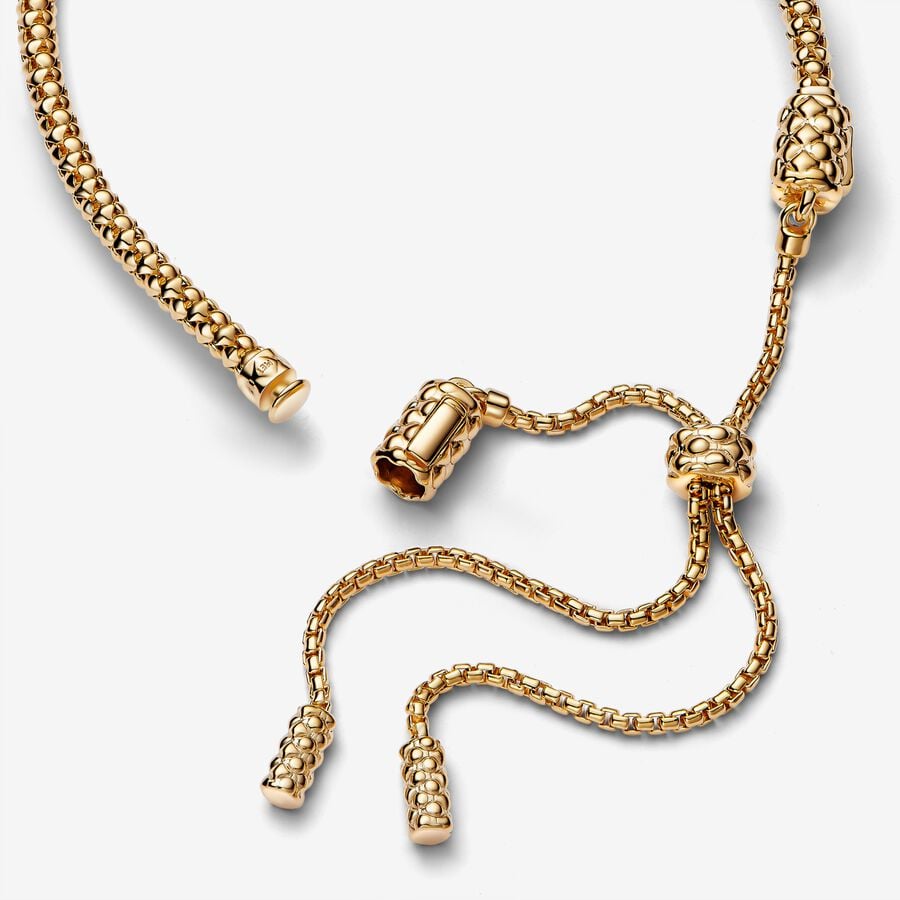 Bracciale Regolabile Maglia Geometrica - BRACCIALE