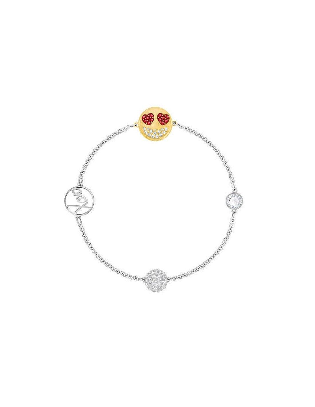 Bracciale Remix Smiling Face with Hearts swarovski