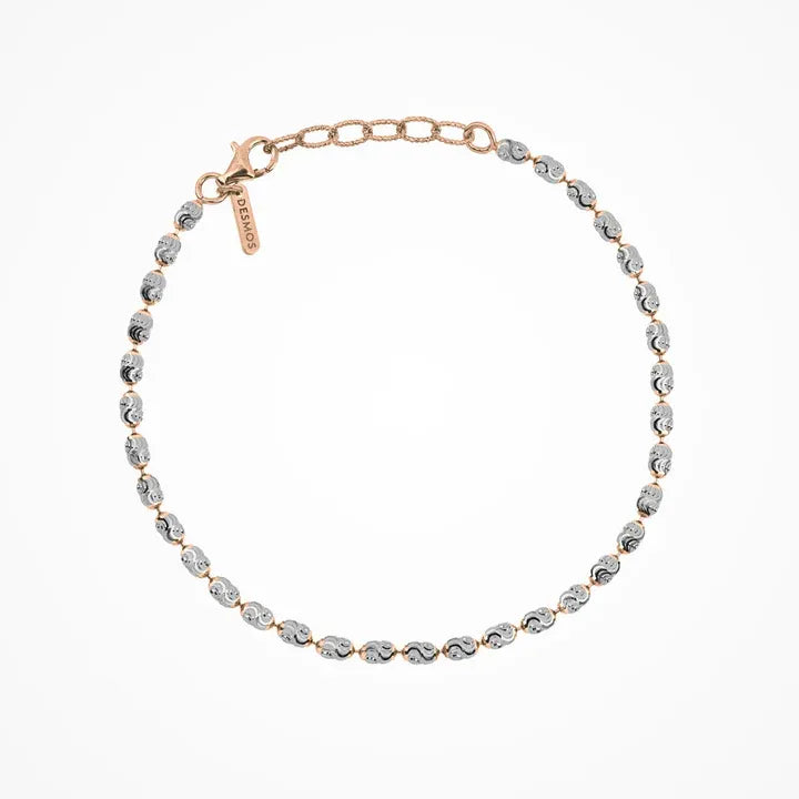 Bracciale Rice Bicolor Rosa e Bianco