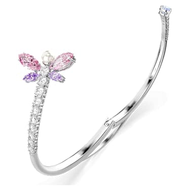 Bracciale rigido Ariana Grande x Swarovski Taglio misto Libellula Multicolore Placcato rodio - BRACCIALE