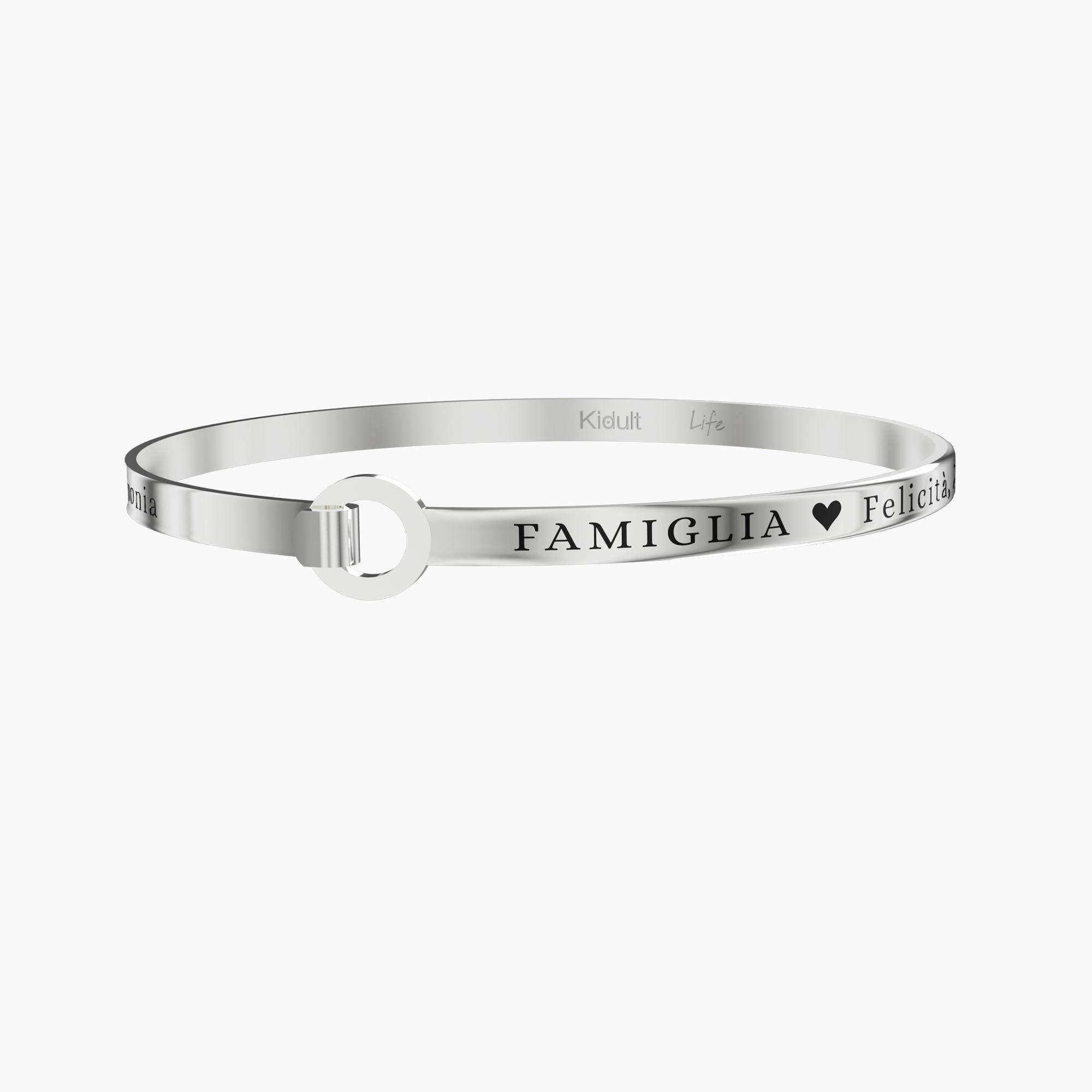 Bracciale Rigido con Ciondolo Famiglia
