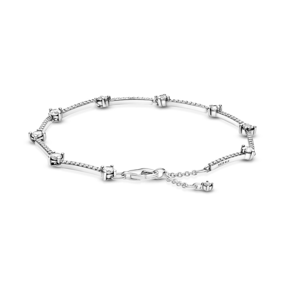 Bracciale Rigido con Pietre BIANCHE