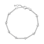 Bracciale Rigido con Pietre BIANCHE