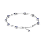 Bracciale Rigido con Pietre Blu