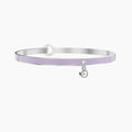 Bracciale Rigido con Smalto Viola