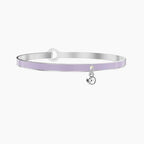 Bracciale Rigido con Smalto Viola