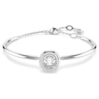 Bracciale Rigido Dextera Taglio Round Bianco Placcato Rodio - BRACCIALE