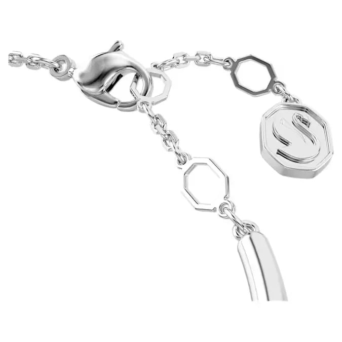 Bracciale Rigido Dextera Taglio Round Bianco Placcato Rodio - BRACCIALE