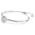 Bracciale Rigido Dextera Taglio Round Bianco Placcato Rodio - BRACCIALE
