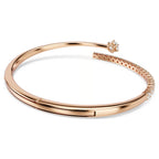Bracciale rigido Matrix Taglio Round, Bianco, Finitura oro rosa 18K