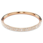 Bracciale rigido Sublima Pavé a neve Bianco Placcato color oro rosa misura M - BRACCIALE