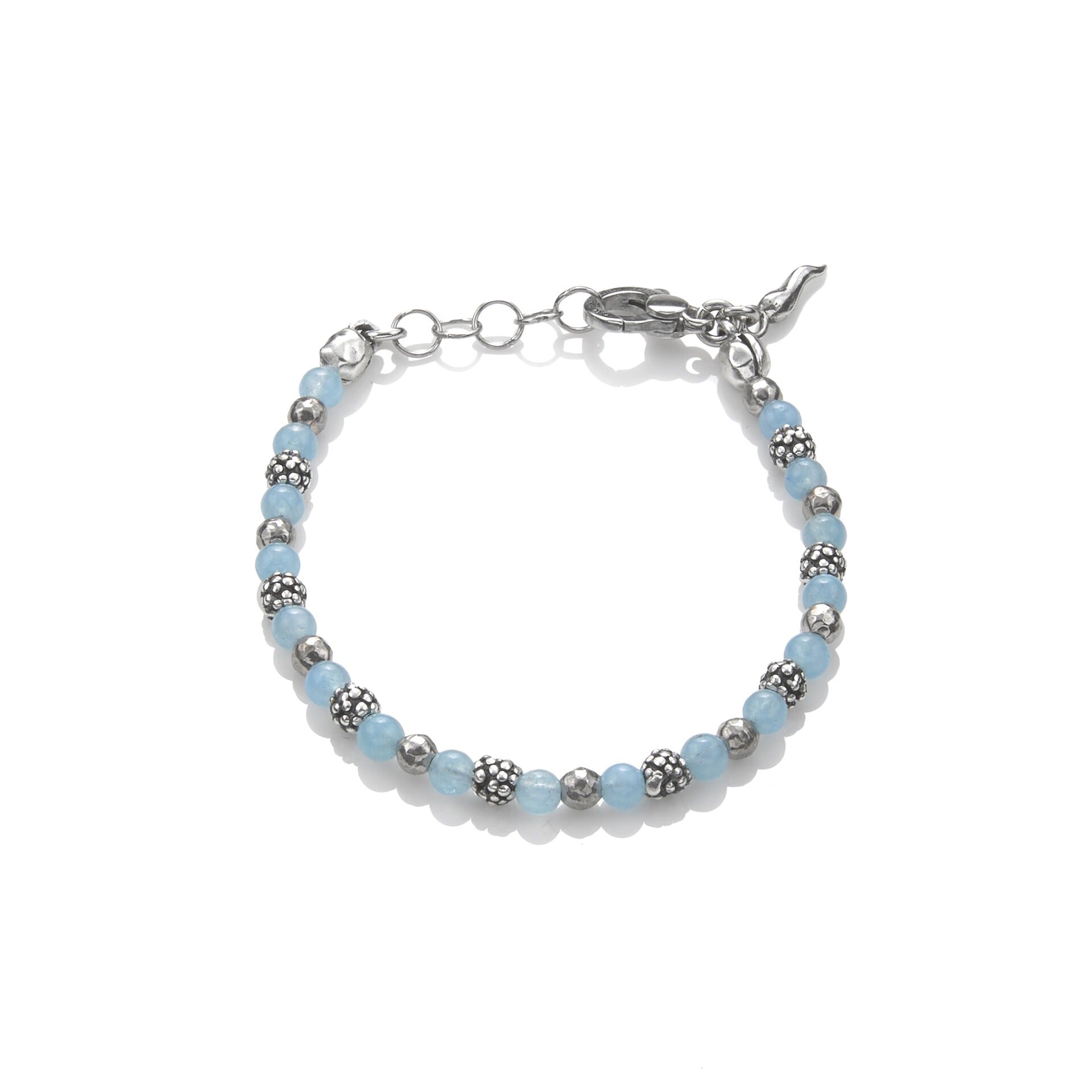 Bracciale Rio Giovanni Raspini – Argento 925 e Angelite - 19 cm - BRACCIALE