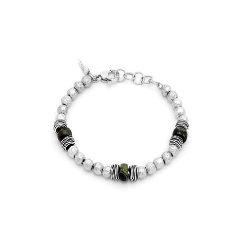 Bracciale Sfere Diaspro E Fili