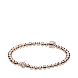 Bracciale Sfere e Pavè 21 cm