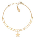 Bracciale Stella Catena Doppia Dorata