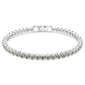 Bracciale Swarovski Imber Emily Tennis Cristalli Neri e Placcatura Rodio - BRACCIALE