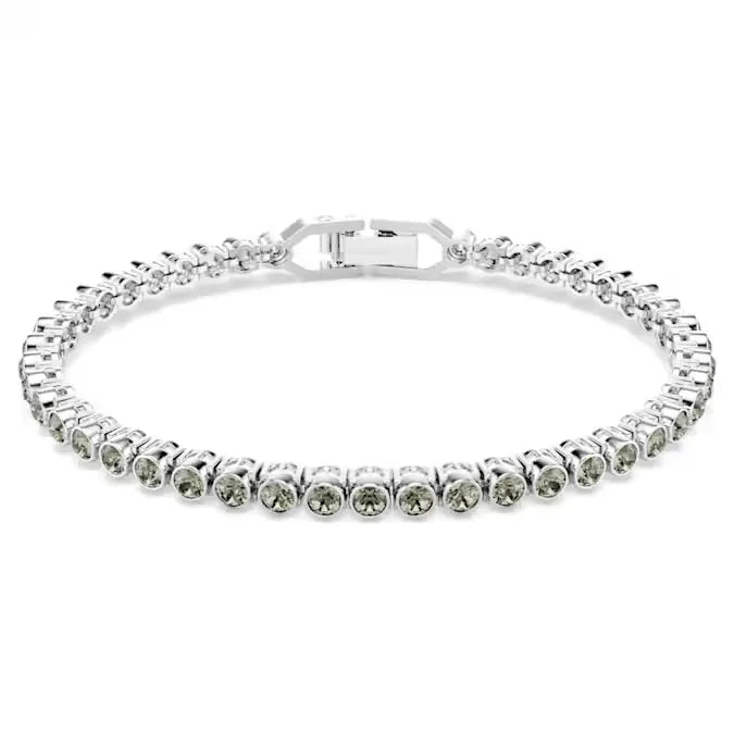 Bracciale Swarovski Imber Emily Tennis Cristalli Neri e Placcatura Rodio - BRACCIALE