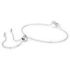 Bracciale Swarovski Magic Angelo Placcato Rodio e Zirconia Blu - BRACCIALE