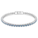 Bracciale Swarovski Tennis Imber Emily - Cristallo Blu Placcato Rodio - BRACCIALE