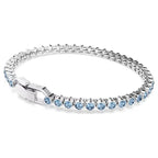 Bracciale Swarovski Tennis Imber Emily - Cristallo Blu Placcato Rodio - BRACCIALE