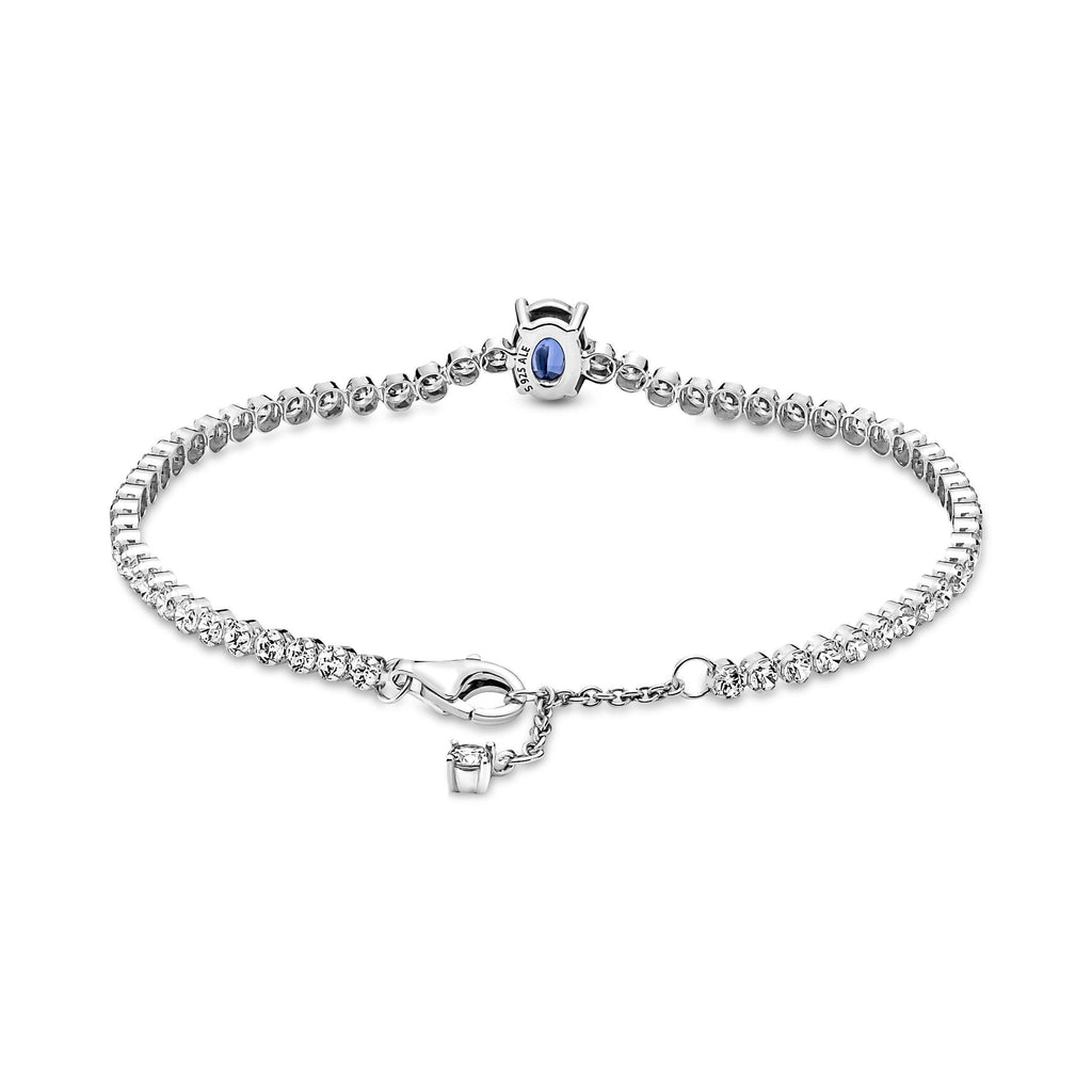 Bracciale Tennis con Pietra Blu