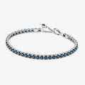 Bracciale Tennis con Pietre Blu - 16 cm - BRACCIALE
